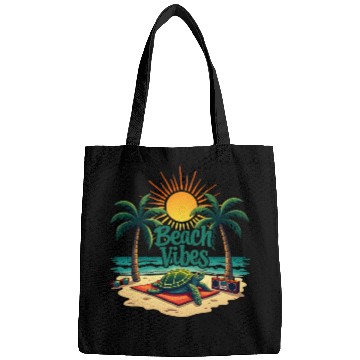 Discover Beach Vibes Turtle Bags