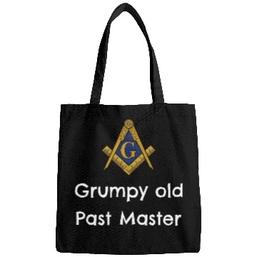 Discover Grumpy Old Past Master Emblem Bags