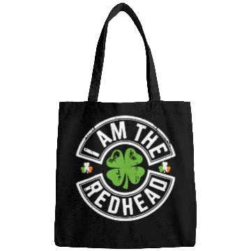 Discover I Am The Redhead Funny St. Patricks Day Bags