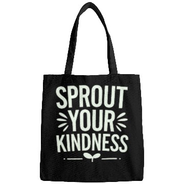 Discover Sprout Your Kindness Vegan Vegetarian Message Bags