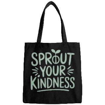 Discover Sprout Your Kindness Vegan Vegetarian Message Bags
