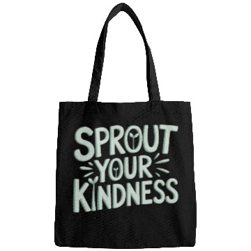 Discover Sprout Your Kindness Vegan Vegetarian Message Bags