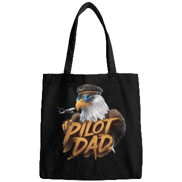 Discover Pilot Dad Eagle Aviator Pride with Majestic Bags