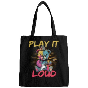 Discover Play It Loud Bear Rockin' Guitar Vibes Bags
