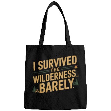 Discover I survived the wilderness... barely. Bags