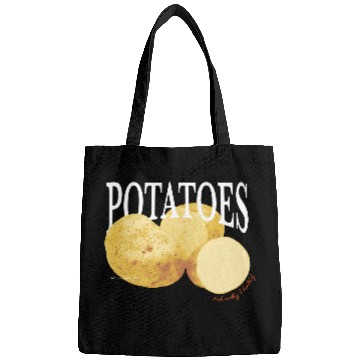 Discover Earthy Potato Graphic Bags