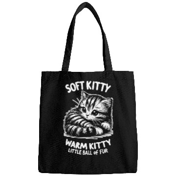 Discover Soft Kitty (dark) Bags
