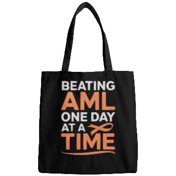 Discover Orange Ribbon Acute Myeloid Leukemia Awareness Bags
