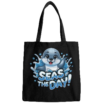 Discover Seas The Day Seal Enthusiast Splash Vibes Bags