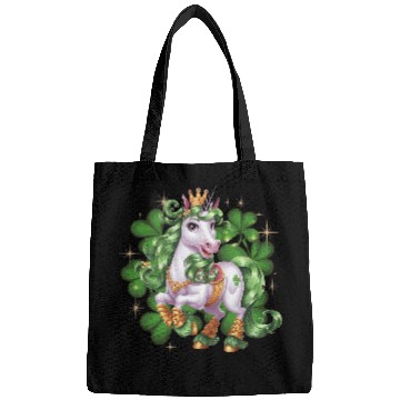 Discover St. Patrick's Day Unicorn Funny Lucky Unicorn Bags