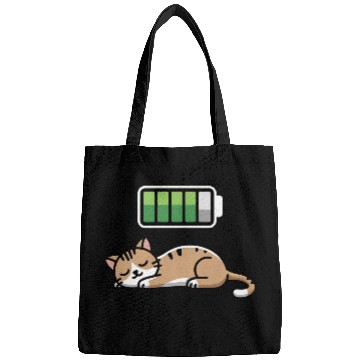 Discover Cat Sleeping Recharging Night Bedtime Bags