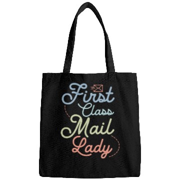 Discover First Class Mail Lady Postal Worker Mail Bags