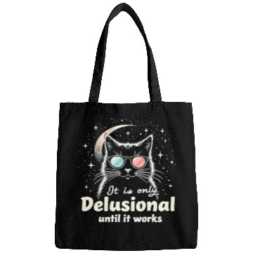 Discover Delusional Cat Cat Retro Cats Cat Lovers Bags