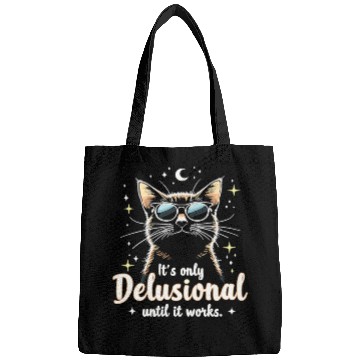 Discover Delusional Cat Cat Retro Cats Cat Lovers Bags