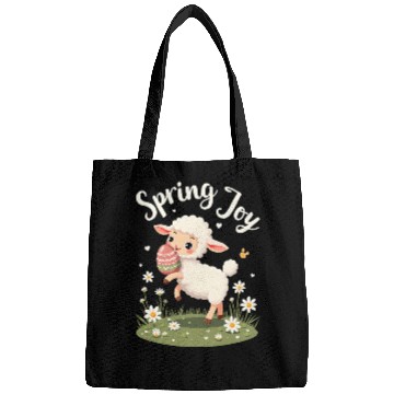 Discover Playful Easter Lamb Bags – Springtime Joy Desig