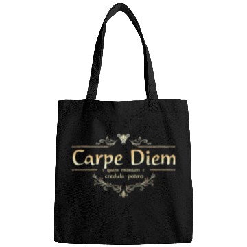 Discover Carpe Diem Classic Latin Wisdom Bags