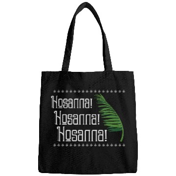 Discover Hosanna - White Text Bags