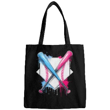 Discover Ice Cream Drip Baseball Bat Baseball Player Bags