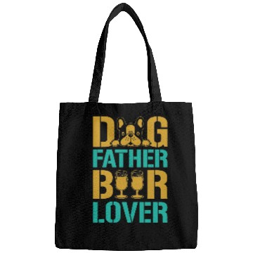 Discover Dog Father Beer Lover Bags