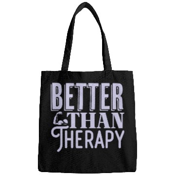 Discover Better Than Therapy Motivational Gym Workout Bags