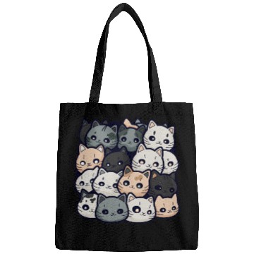 Discover Cute Cat Pile: Adorable Kittens Stack Bags