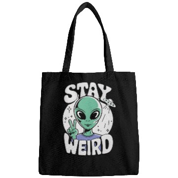 Discover Stay Weird Alien Gift Bags
