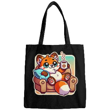 Discover Harmony: Fox and Coffee Bags