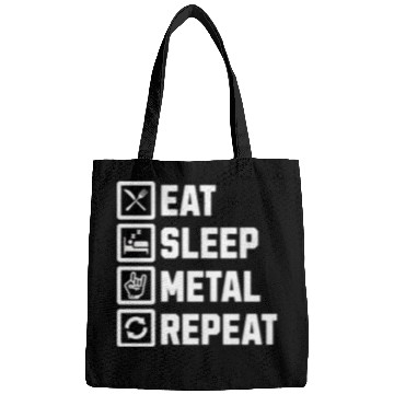 Discover Eat Sleep Metal Repeat Bags