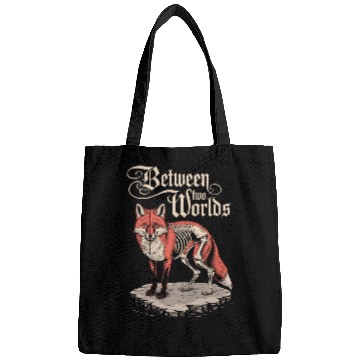 Discover Between Two Worlds Dark Cottagecore Fox Art Bags
