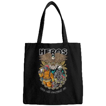 Discover Brave Heroes – Firefighter Tribute Art Bags