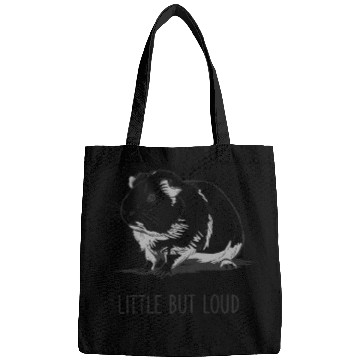 Discover Little But Loud Guinea Pig Illustration Bags