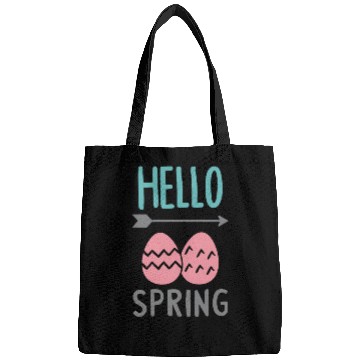 Discover Hello Spring - Spring Design with Easter Eggs Bags