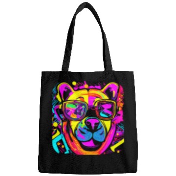 Discover Neon Style 80s Rave Party Glow Bags