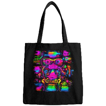 Discover Neon Style 80s Retro Party Color Glow Bags