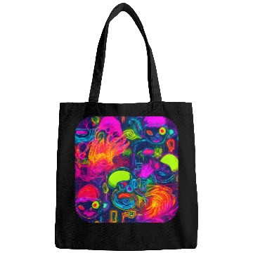 Discover Neon Style 80s Retro Party Color Glow Bags