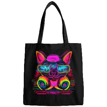 Discover Neon Style 80s Retro Party Color Glow Bags