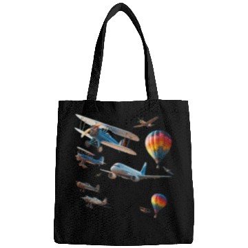 Discover Planes and Hot Air Balloons Bags