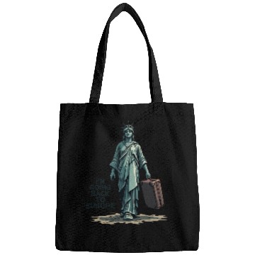 Discover Funny Statue of Liberty USA America Sarcasm Bags
