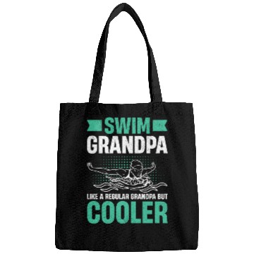 Discover Swim Grandpa - Wave Motion Design Bags