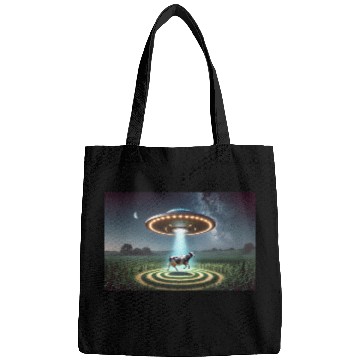Discover Alien Cow Abduction Bags