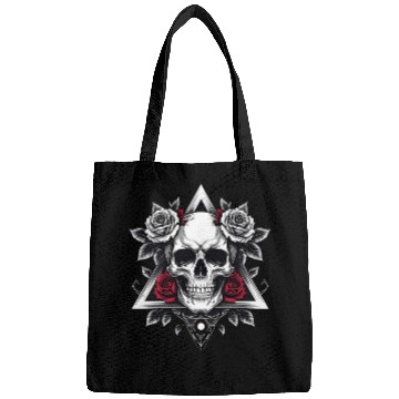 Discover Gothic Skull & Roses Aesthetic Bags