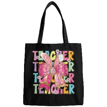 Discover Teacher Easter Bow Design Bags