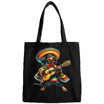 Discover Cinco de Mayo Dachshund Mariachi Guitar Bags
