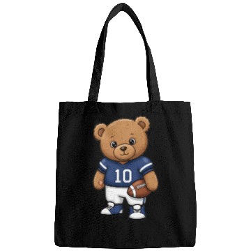 Discover Teddy bear football player Bags