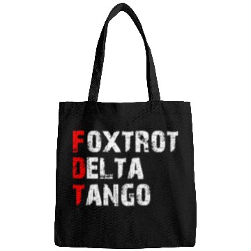 Discover Foxtrots Delta Tangos Funny Foxtrots Delta Tangos Bags