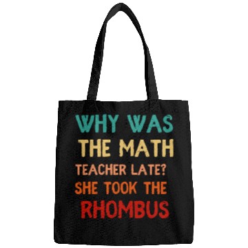 Discover Math Teacher Joke Humor Bags