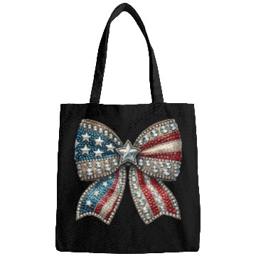 Discover Patriotic Rhinestone Bow Bags