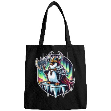 Discover Viking Penguin Conquering Northern Lights Bags