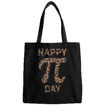 Discover Happy Pi Day Leopard Print Celebration with Math Bags