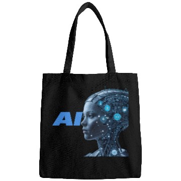 Discover Futuristic AI Cybernetic Human Design Bags